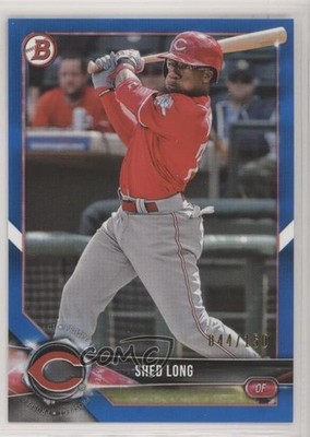 2018 Bowman Draft Blue 44/150 Shed Long #BD-120 8k4