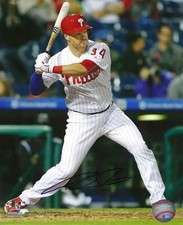 Signed  8x10 ANDREW KNAPP Philadelphia Phillies Autographed photo - COA 