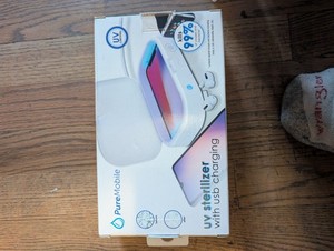 PureMobile UV Sterilizer White USB UV Sanitization for Cell Phones