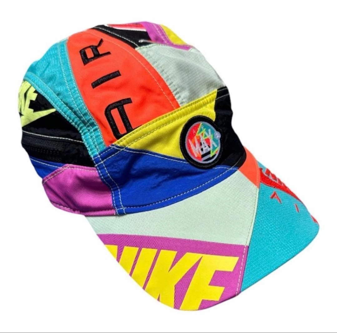 キャップ nike atmos cap  airmax90 Nike × Atmos Patchwork Cap Hat Colorful One Size Air Max Men's