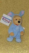 Disney Store Winnie the Pooh Easter Bunny Plush Blue Costume w/ Tags 1999