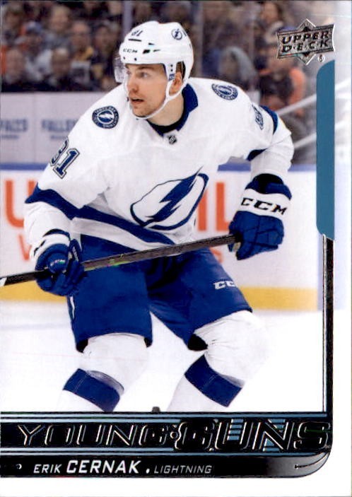 Erik Cernak 2018-19 Upper Deck Series 2 Young Guns Card #455