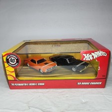 2007 Hot Wheels 40th Boulevard Burners 70 Plymouth Hemi Cuda 69 Dodge Charger