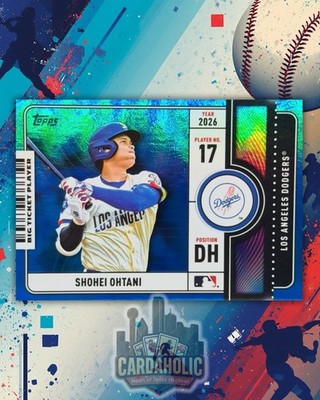 SHOHEI OHTANI 2026 Topps Series 1 Big Ticket Player Blue Holofoil