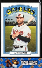 DJ Stewart 2021 Topps Heritage #611 Baltimore Orioles Baseball