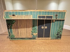 Casa de ensueño Barbie original, casa de cartón vintage 1962 con muebles