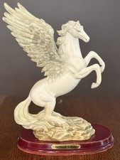 Vintage The Juliana Collection Pegasus Horse Resin Hand Painted Figurine