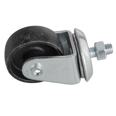 12mm Universal 3 Ton Horizontal Floor Jack Caster Direct Replace Black Wheel top