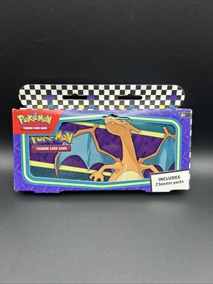 Pokémon TCG Back to School Charizard Pencil Case Kit w/2 Booster Packs