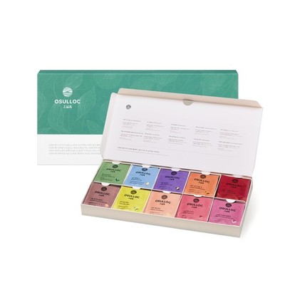 OSULLOC Premium Tea Collection 40 count, 10 flavors x 4 ea, Self Care Sampler...