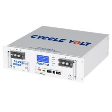 48V 51.2V 100Ah LiFePO4 Server Rack Battery for Home Solar Backup Off-Grid