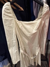 Reformation Luella Dress Color-Sugar Sz 6 Cocktail Preppy Boho Wedding