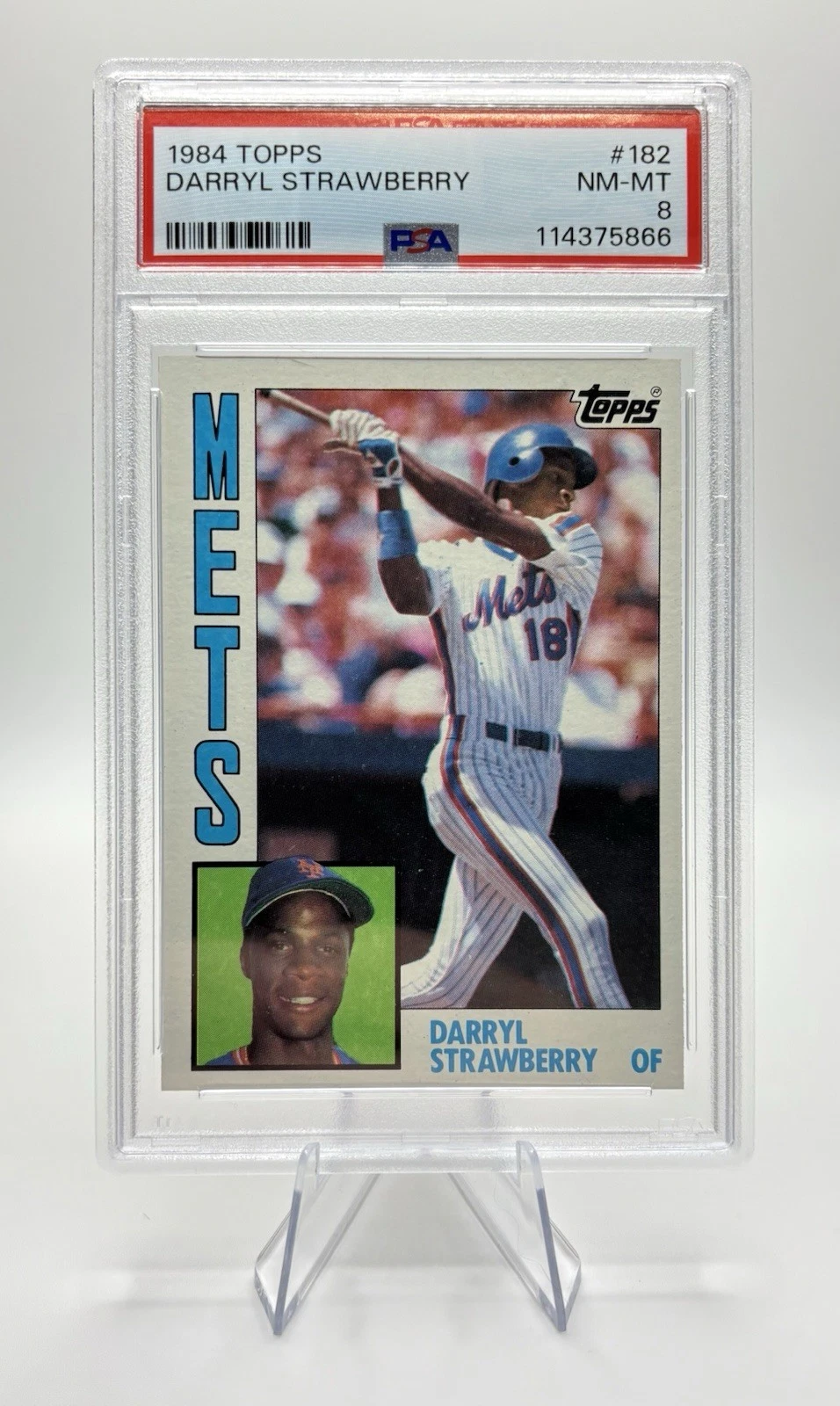 Deal for 1984 Topps #182 Darryl Strawberry PSA 8