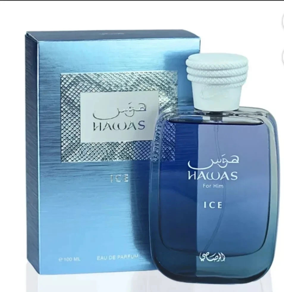 Hawas Ice Rassai EDP, 3.4 oz (100ml), Sealed Box