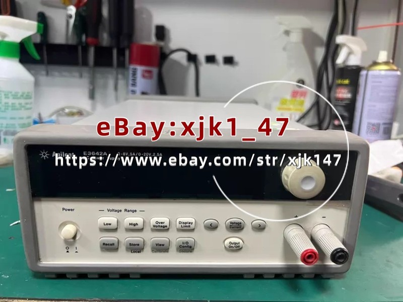 Keysight E3642A DC Power Supply 0-8V 5A 0-20V 2.5A Bench PSU Tested Working