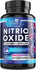 Nitric Oxide Supplement 3000Mg Blend - 3X Strength L-Arginine & L-Citrulline - C