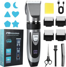 Rasoio Elettrico Barba, Macchinetta per Capelli, Tagliacapelli Uomo Professional
