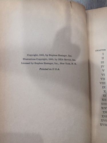 Vintage Book, Red Ryder And The Mystery Of Whispering Walls By Fred Harman 1941 - Foto 3 di 3