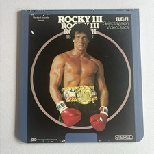 Rocky III RCA SelectaVision CED VideoDisc Sylvester Stallone