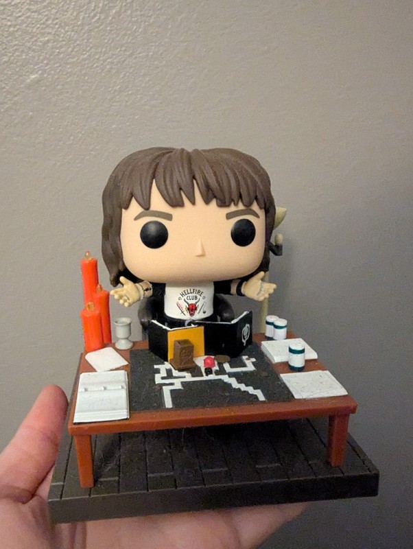 Funko Pop! Deluxe Campaign Eddie Munson Stranger Things Target Exclusive-No Box