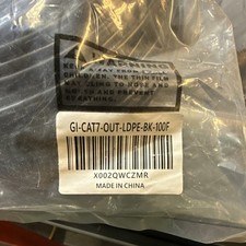 Cat 7 Outdoor Ethernet Patch Cable RJ-45 100 ft Black