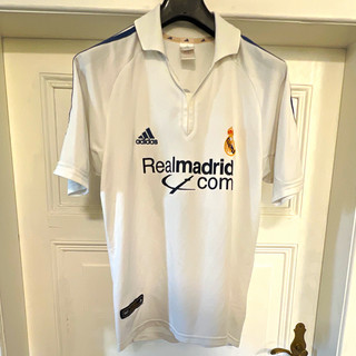 Original Real Madrid Trikot 2001 02 mit Figo 10 Adidas Größe S