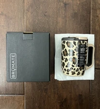 Brumate Muv 15oz Krista Horton Leopard Latte Collection Tumbler Cup New IN HAND