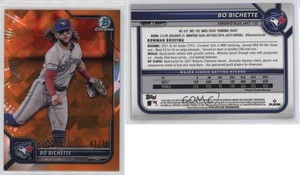 2022 Bowman Chrome Sapphire Edition Orange /75 Bo Bichette #81