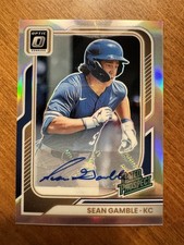 2026 Panini Donruss Sean Gamble Auto Rated Prospect Optic Prizm Card#108