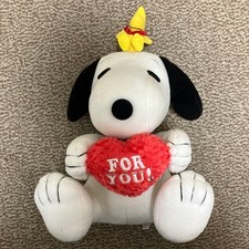Snoopy stuffed animal with heart PEANUTS