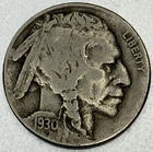 1930-S Buffalo Nickel 5C 5 Cents San Francisco Mint F/VF Fine - Very Fine ST282