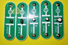 Elenco Snap Circuits Replacement Pieces C1 C2 C3 C4  C5 Lot Of 5