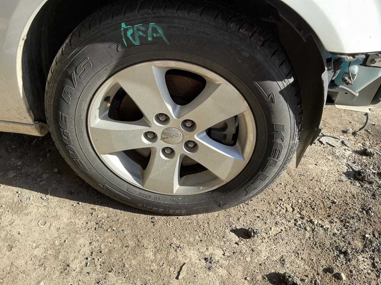 Wheel 17x6-1/2 Aluminum 5 Solid Spoke Fits 11-19 JOURNEY 4752110