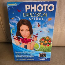 PHOTO EXPLOSION DELUXE Version 5 The Complete Digital Photo Studio Software