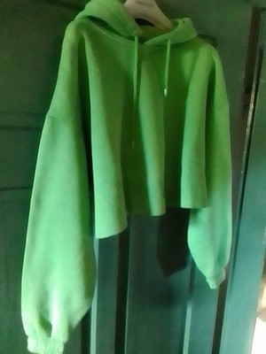 Hoody. kurz. Gr.S. Grün. von. Pimkie Collection.