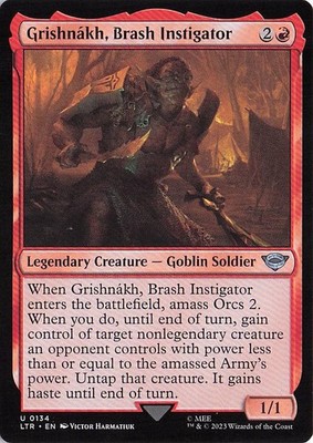 Grishnakh, Brash Instigator #134 The Lord of the Rings: Tales of Middle-earth NM