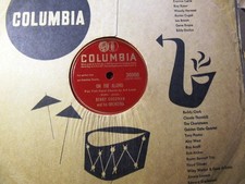JIM FLORA Cover COLUMBIA Record Benny GOODMAN ORCH On the ALAMO/ Rattle and Roll