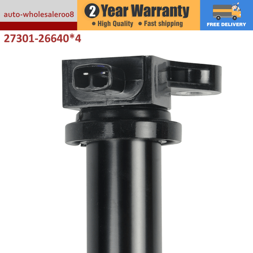 Set of 4 Ignition Coils 27301-26640 for Hyundai Kia Accent Rio II JB 1.6L G4ED - Foto 9 di 9