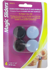 Magic Sliders Grip Tip Floor Sliders  # 04273  Package of 4  NEW 