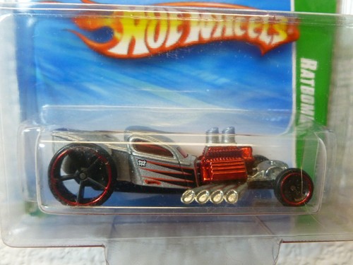 Rare Mexican Short Card 2010 Hot Wheels Treasure Hunts RATBOMB #056 56 - Picture 2 of 2