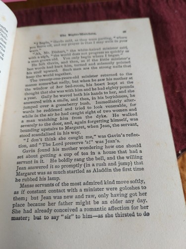 Antique Book "The Little Minister" by J.M. Barrie Hardcover 1895 - Bild 5 von 9