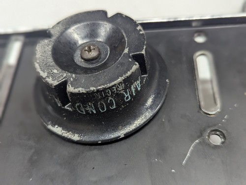 1963 1964 Buick Wildcat Electra Slider Heat/AC Switch Cover Plate & Selector - Picture 8 of 15