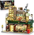 Insoon Detective Agency Building Set, 1231Pcs Detective House Building Block Toy