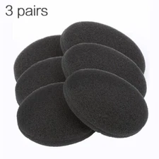 3 pairs 48mm Sponge Foam Ear Pads Cushions Cover Earphones Headsets Replacement
