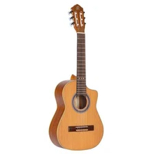 Ortega Guitars Requinto Series Pro 6 String Acoustic Guitar with Bag Right