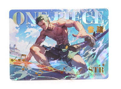 Roronoa Zoro One Piece Dream Kingdom STR09 Anime Collectible Trading Card