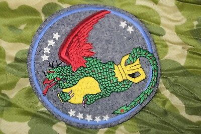 US 13TH TROOP CARRIER SQUADRON THIRSTY 13 EXCELLENT COPY WW2 A2 JACKET PATCH