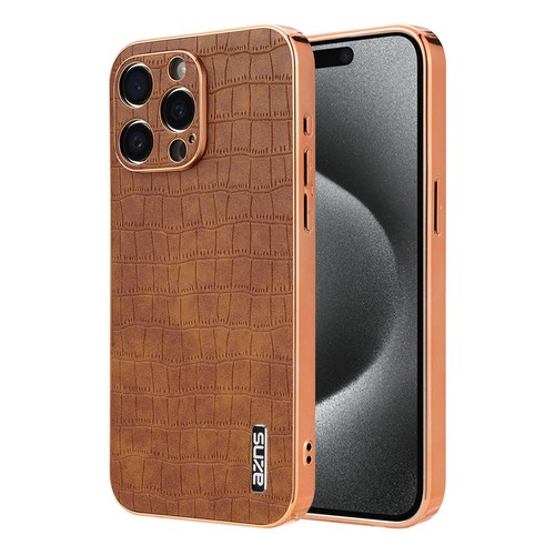 Luxury Crocodile Pattern PU Leather Cover Case For 15 14 13 12 11 Pro Max - 第 10/13 張圖片
