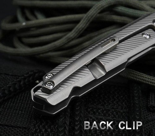 Titanium Scalpel Blade Folding Utility Knife Pocket Outdoor Camping EDC Tool - Picture 5 of 14