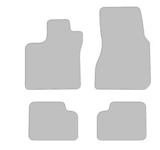 Fußmatten passend für Smart Forfour Typ 453 (Baujahr 2014 - 2021)